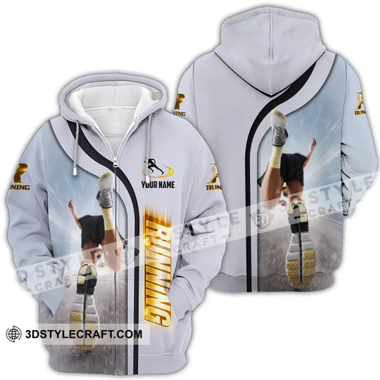 Unisex Shirt - Custom Running 3D Shirt style option 4