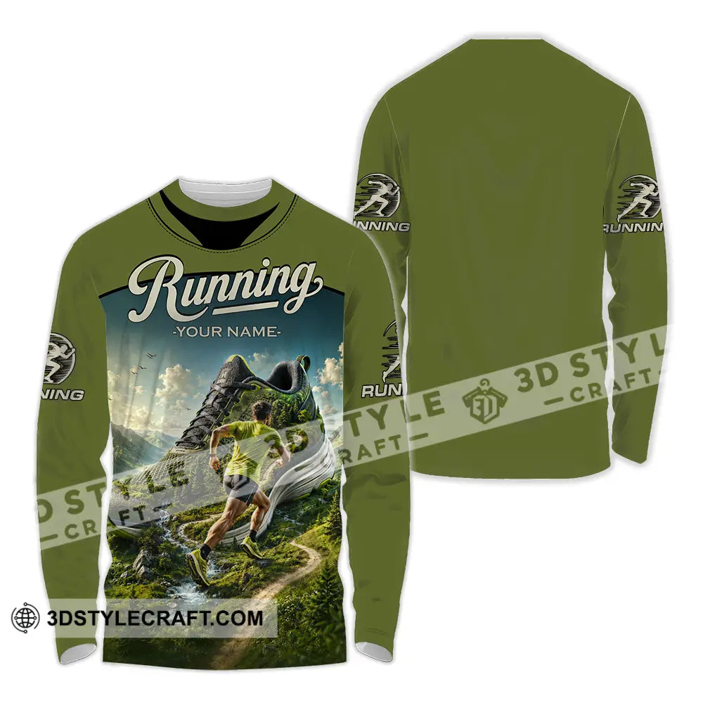 Unisex Shirt - Custom Running Shirt - Long Sleeve Shirt / S - T-shirt