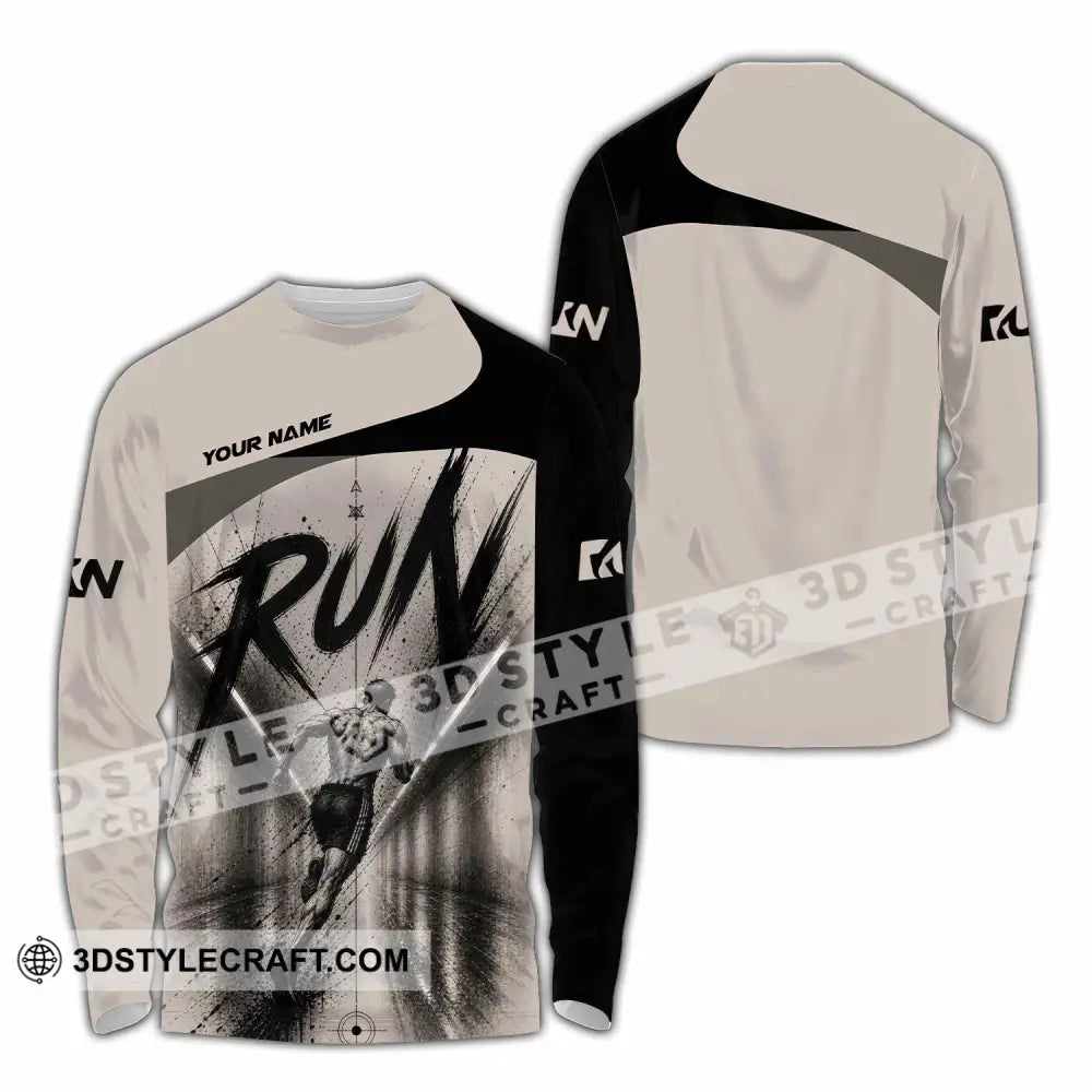 Unisex Shirt - Custom Running Shirt - Long Sleeve Shirt / S - T-shirt