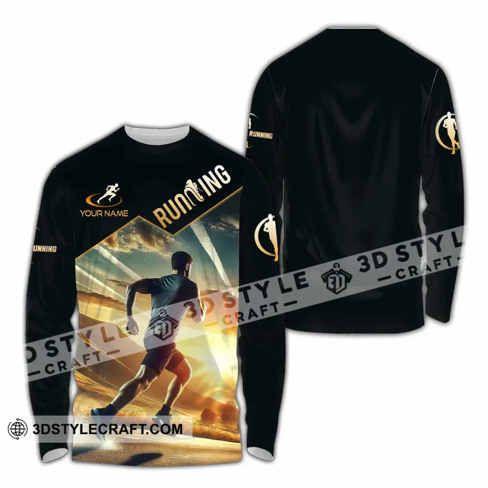 Unisex Shirt Custom Running Shirt Long Sleeve Shirt / S T shirt