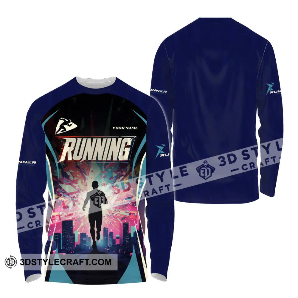 Unisex Shirt - Custom Running Shirt - Long Sleeve Shirt / S - T-shirt
