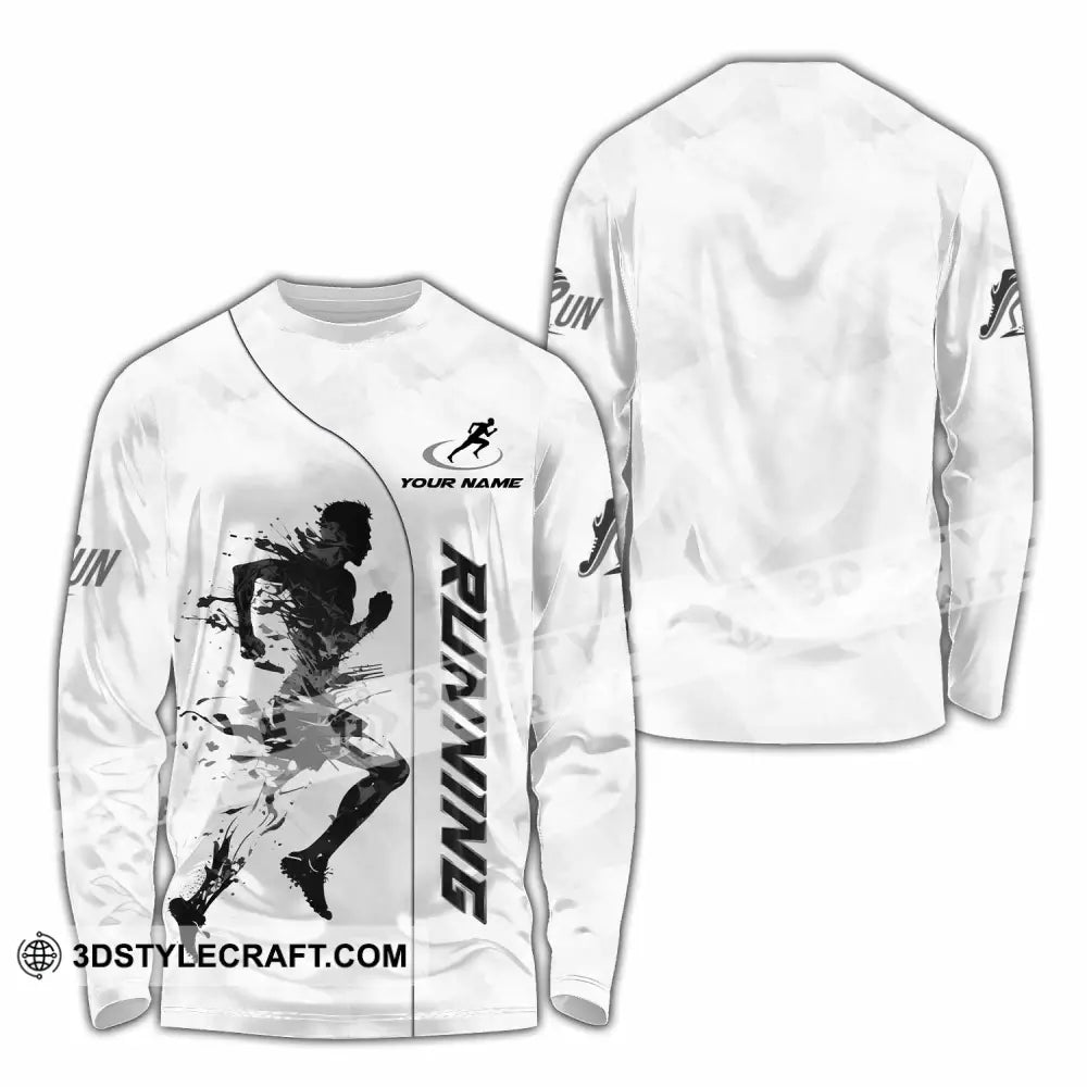 Unisex Shirt Custom Running Lover Shirt Long Sleeve Shirt / S T shirt