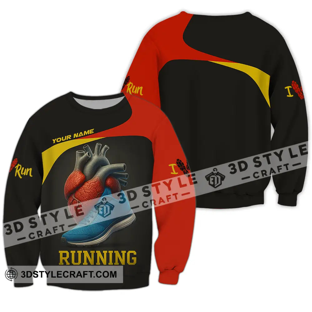 Unisex Shirt - Custom Running Lover Runner Shirt Long Sleeve / S T-shirt