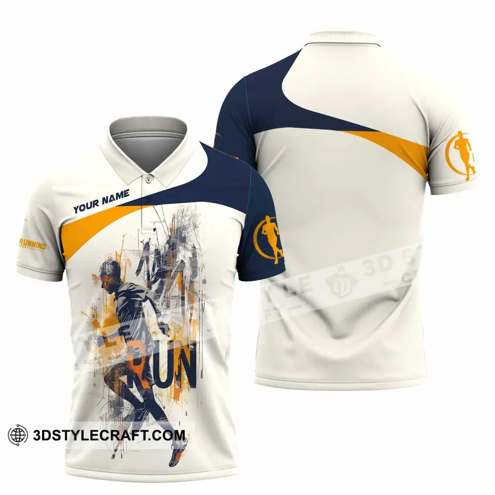 Unisex Shirt - Custom Running Never Give Up 3D Shirt Polo Shirt / S T-shirt