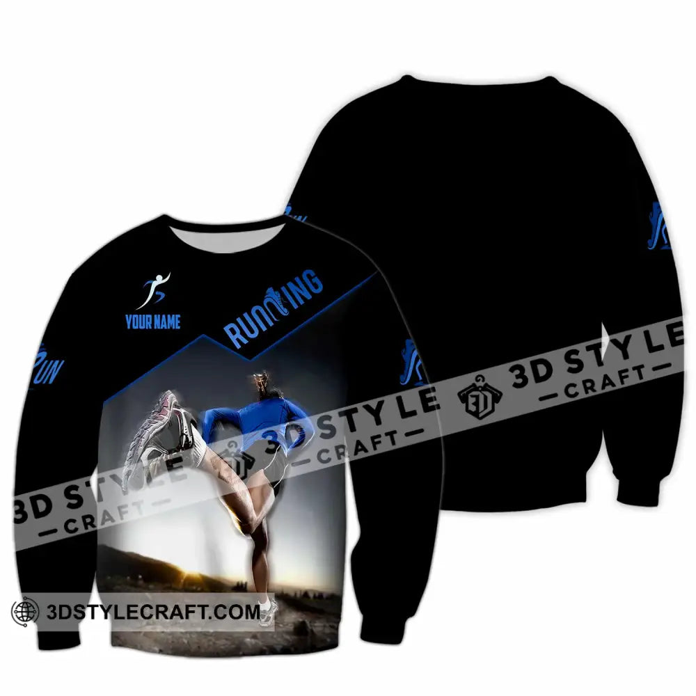 Unisex Shirt - Custom Running Sport Shirt Long Sleeve / S T-shirt