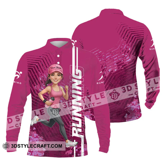 Unisex Shirt - Custom Running Women 3D Shirt style option 4