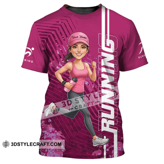 Unisex Shirt - Custom Running Women 3D Shirt style option 1