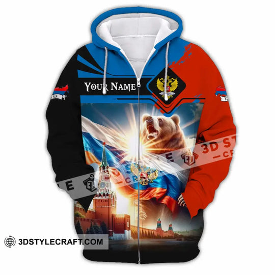 Unisex Shirt - Custom Russia 3D Shirt style option 2