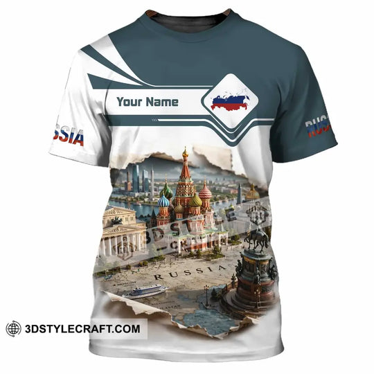 Unisex Shirt - Custom Russia Shirt style option 4