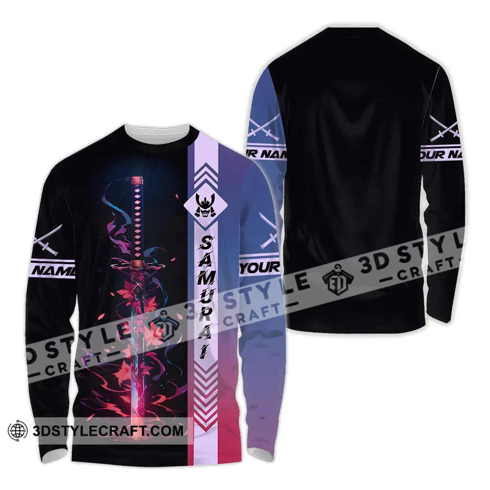 Unisex Shirt - Custom Samurai Shirt Long Sleeve Shirt / S T-shirt