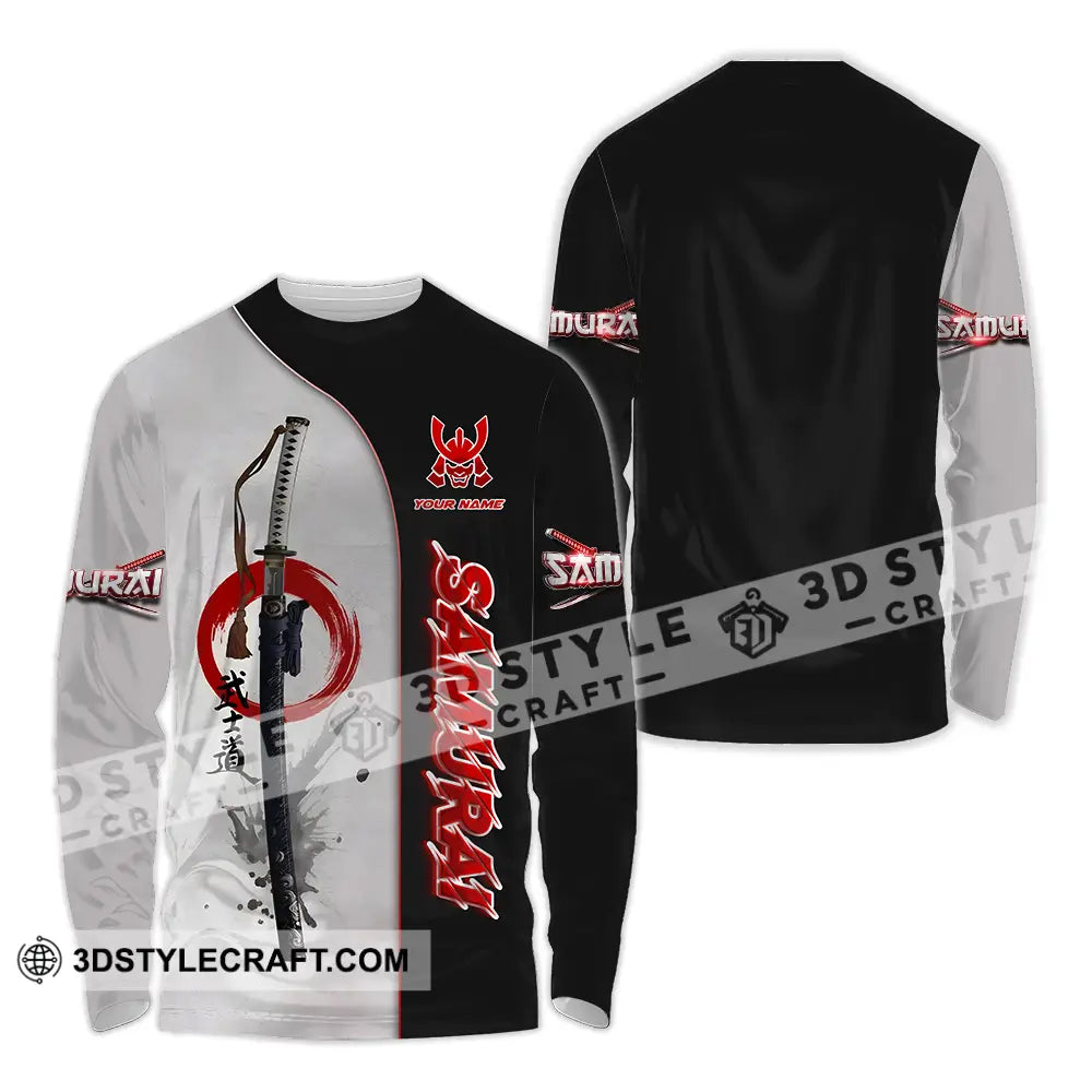 Unisex Shirt - Custom Samurai Shirt Long Sleeve Shirt / S T-shirt