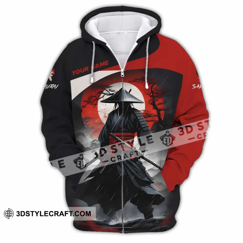 Unisex Shirt - Custom Samurai Shirt Zipper Hoodie / S T-shirt