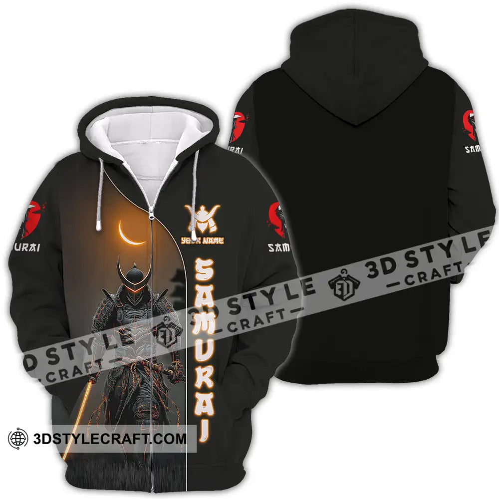 Unisex Shirt - Custom Samurai Shirt - Zipper Hoodie / S - T-shirt
