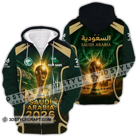 Unisex Shirt - Custom Saudi Arabia World Cup 2026 Shirt style option 4
