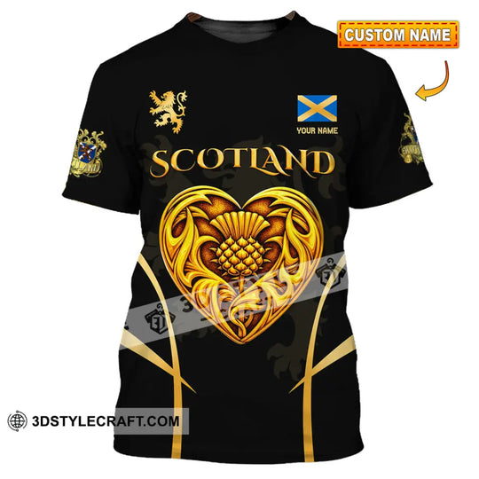 Unisex Shirt - Custom Scotland 3D Shirt style option 1