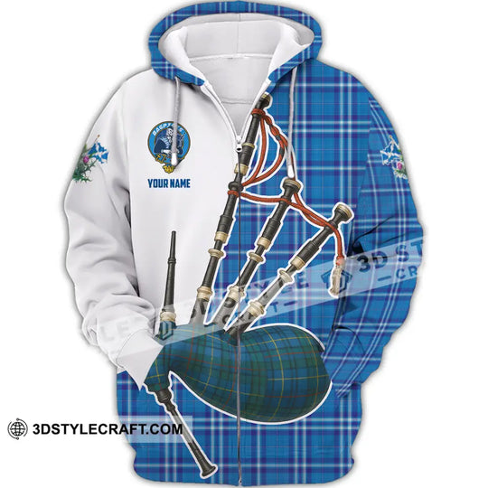 Unisex Shirt - Custom Scotland Bagpipe Shirt style option 2