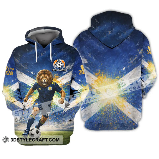 Unisex Shirt - Custom Scotland Fifa World Cup 2026 3D Shirt style option 4
