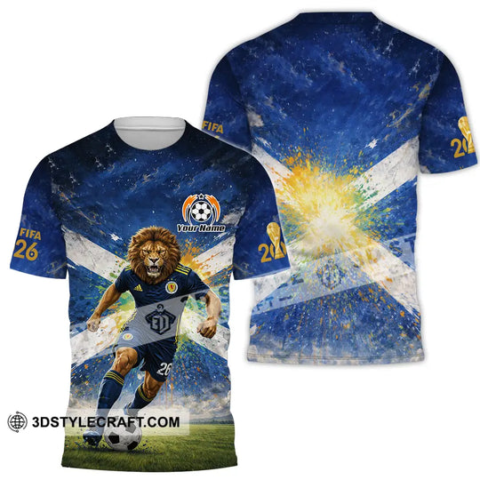 Unisex Shirt - Custom Scotland Fifa World Cup 2026 3D Shirt style option 2