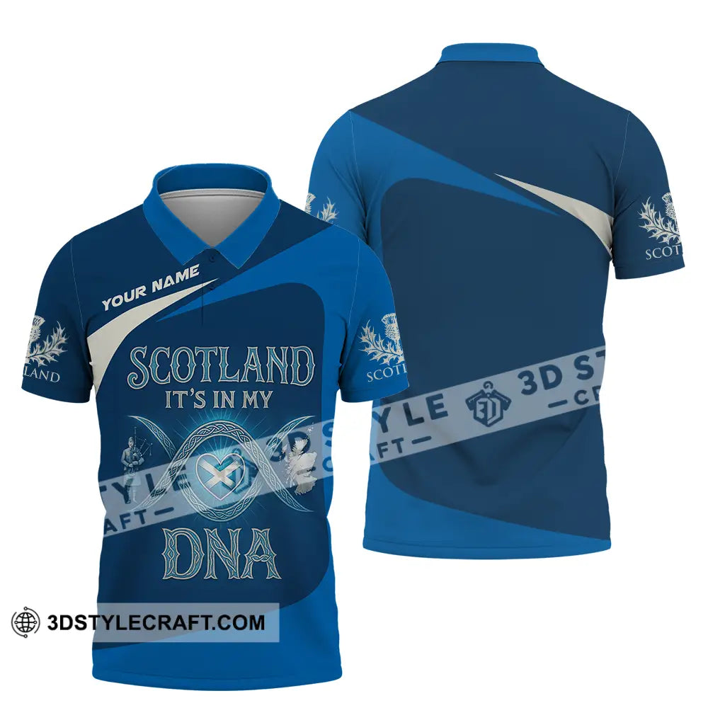 Unisex Shirt Custom Scotland It’s In My DNA Shirt Polo Shirt / S T shirt