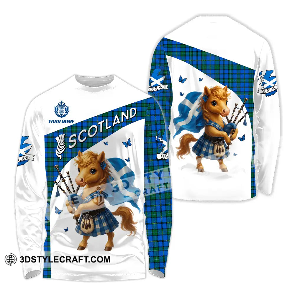 Unisex Shirt - Custom Scotland Shirt Long Sleeve Shirt / S T-shirt
