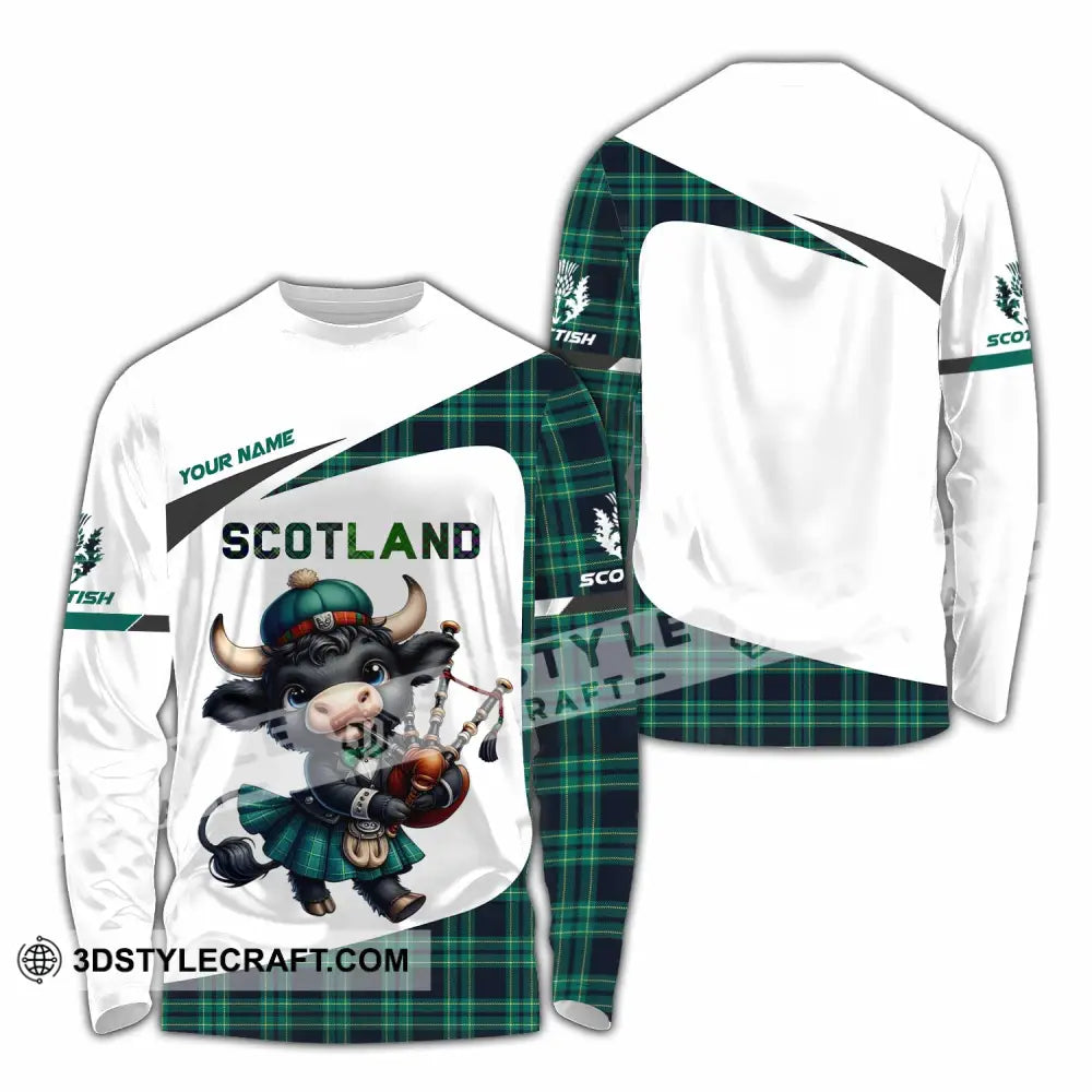 Unisex Shirt - Custom Scotland Shirt Long Sleeve Shirt / S T-shirt