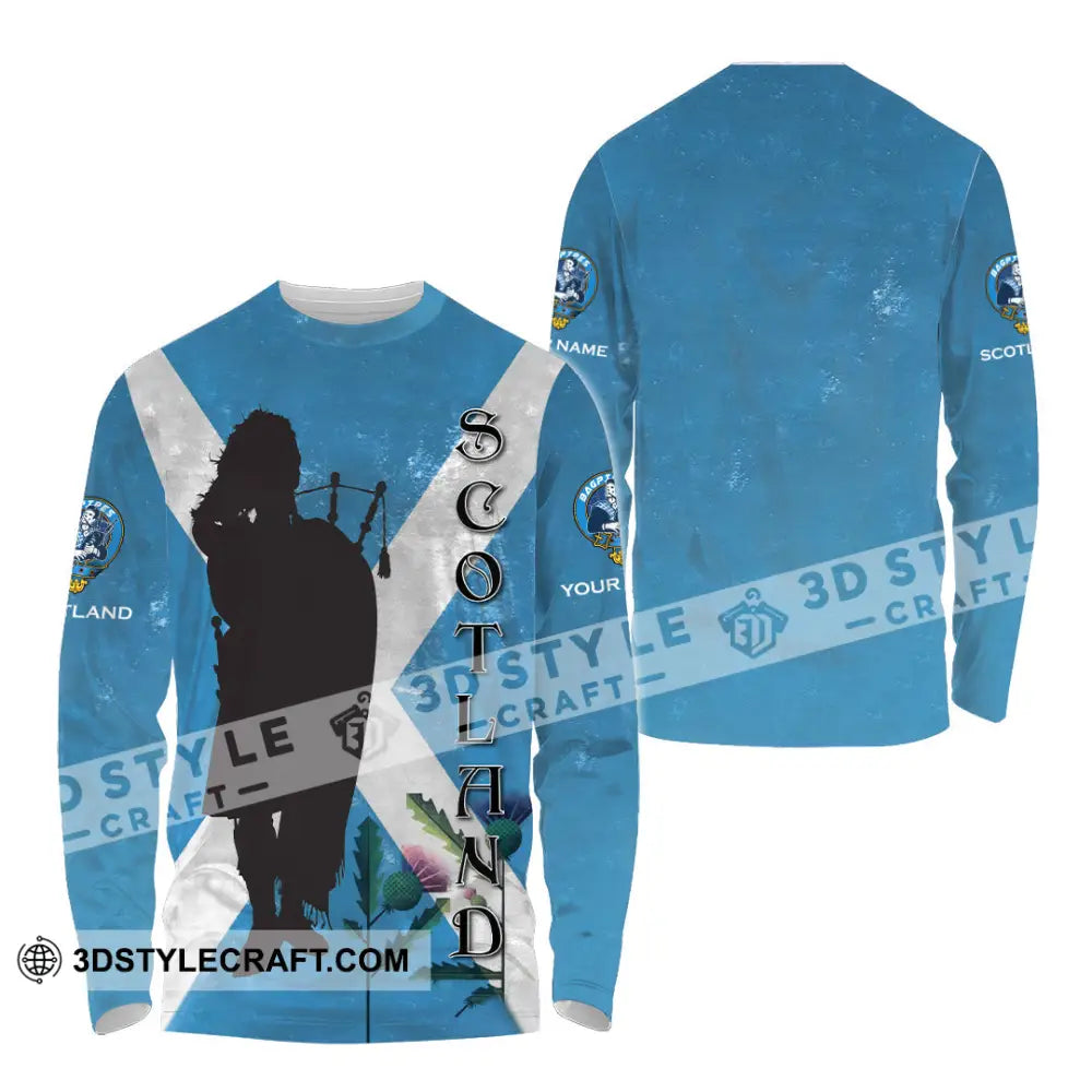 Unisex Shirt - Custom Scotland Shirt Long Sleeve Shirt / S T-shirt