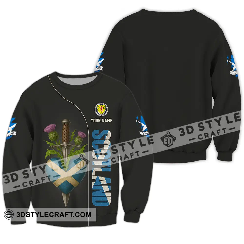 Unisex Shirt - Custom Scotland Shirt Long Sleeve / S T-shirt