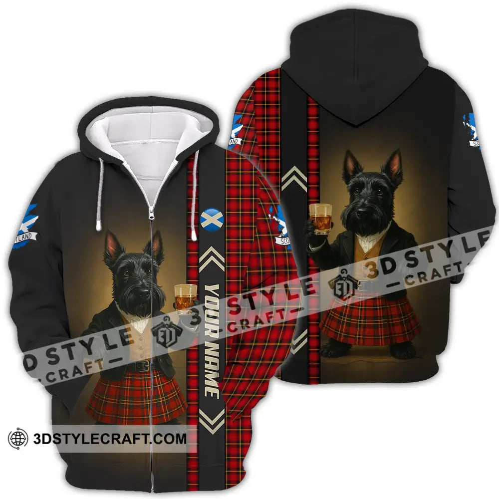 Unisex Shirt - Custom Scotland Pet Lover Shirt Zipper Hoodie / S T-shirt