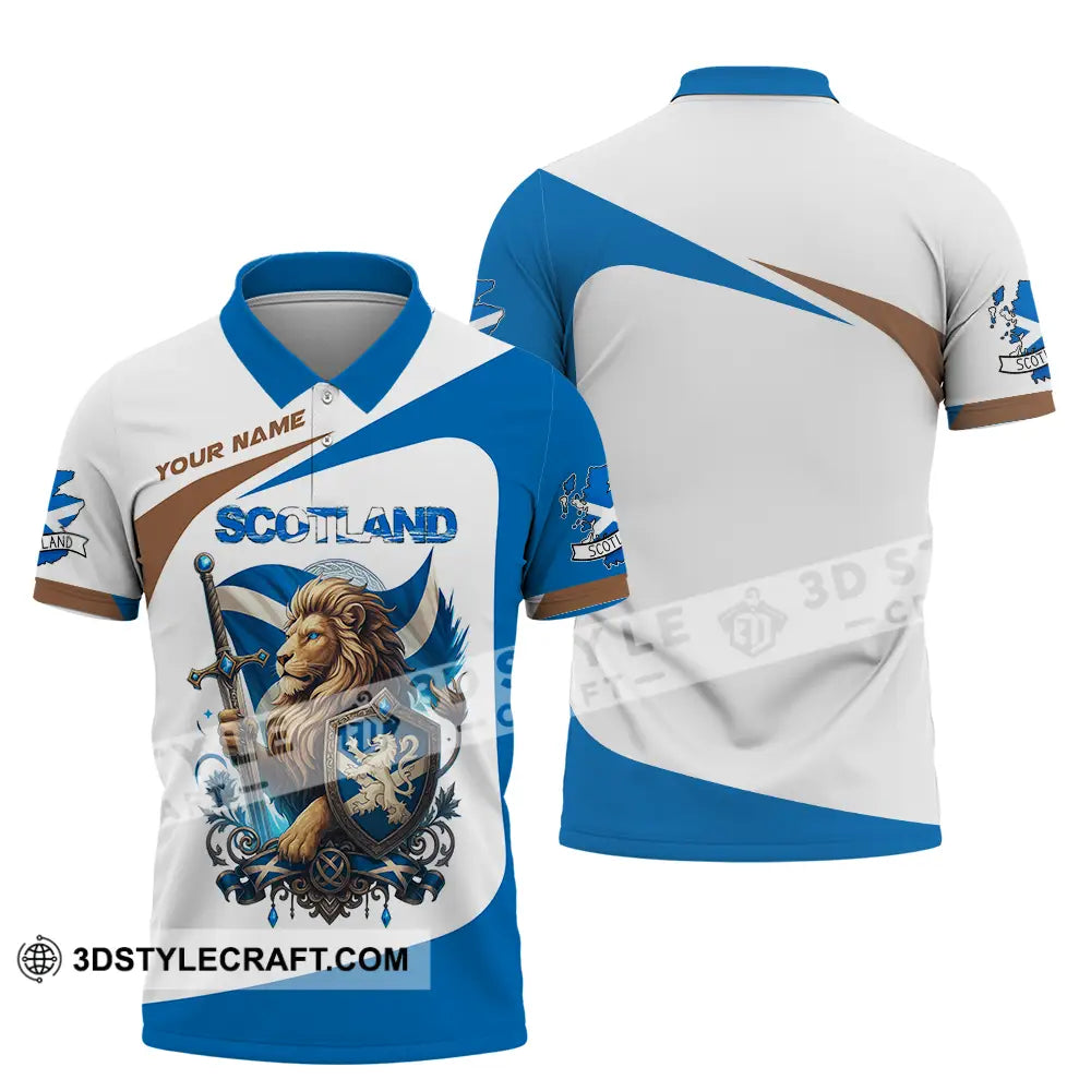 Unisex Shirt - Custom Scotland Shirt Polo Shirt / S T-shirt