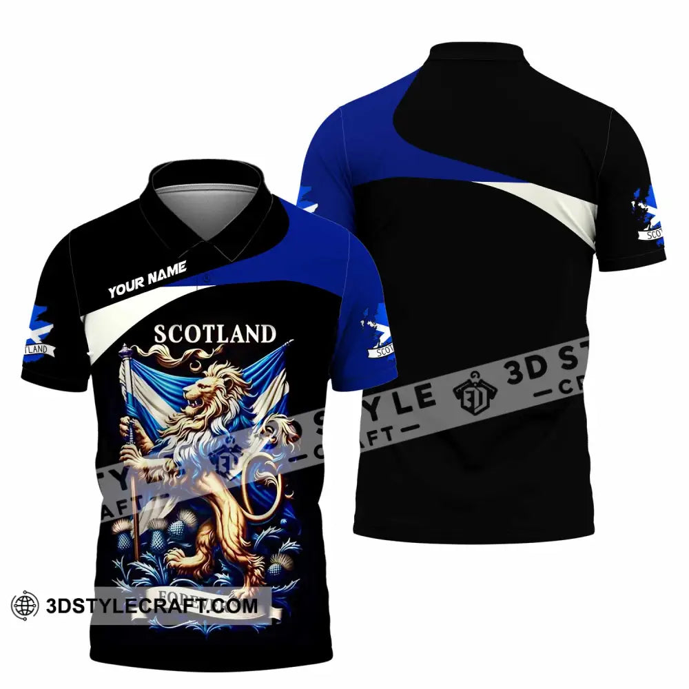 Unisex Shirt - Custom Scotland Shirt Polo Shirt / S T-shirt