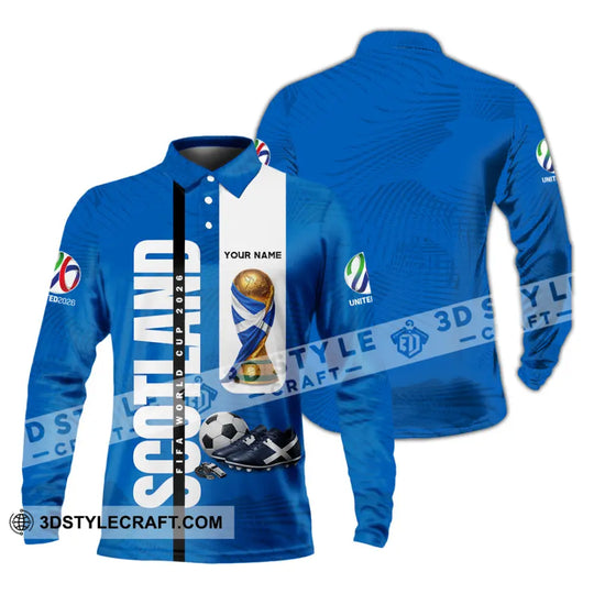 Unisex Shirt - Custom Scotland World Cup 2026 3D Shirt style option 4