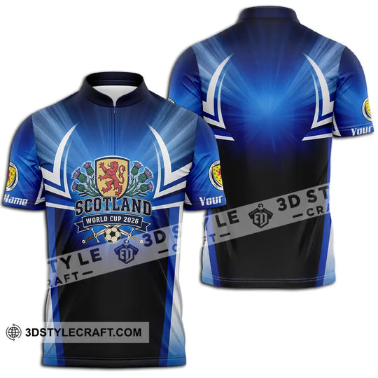 Unisex Shirt - Custom Scotland World Cup 2026 3D Shirt style option 2