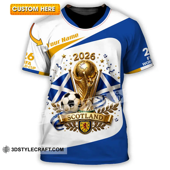 Unisex Shirt - Custom Scotland World Cup 2026 Shirt style option 1