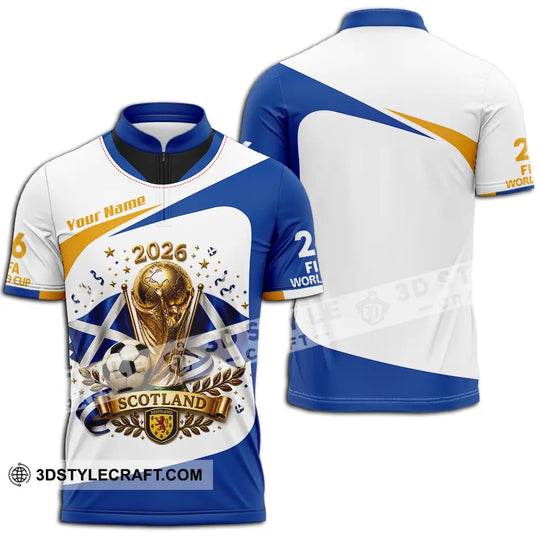 Unisex Shirt - Custom Scotland World Cup 2026 Shirt style option 2