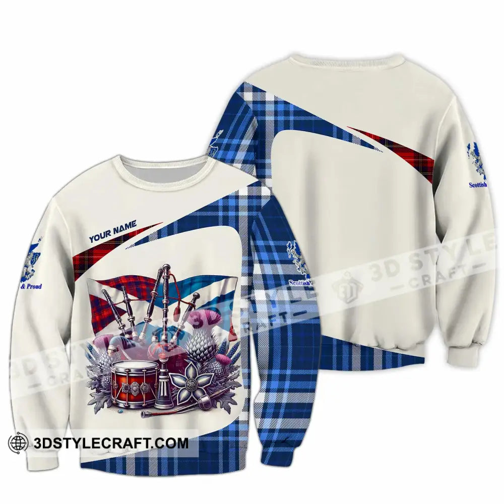 Unisex Shirt - Custom Scottish & Proud Shirt Long Sleeve / S T-shirt