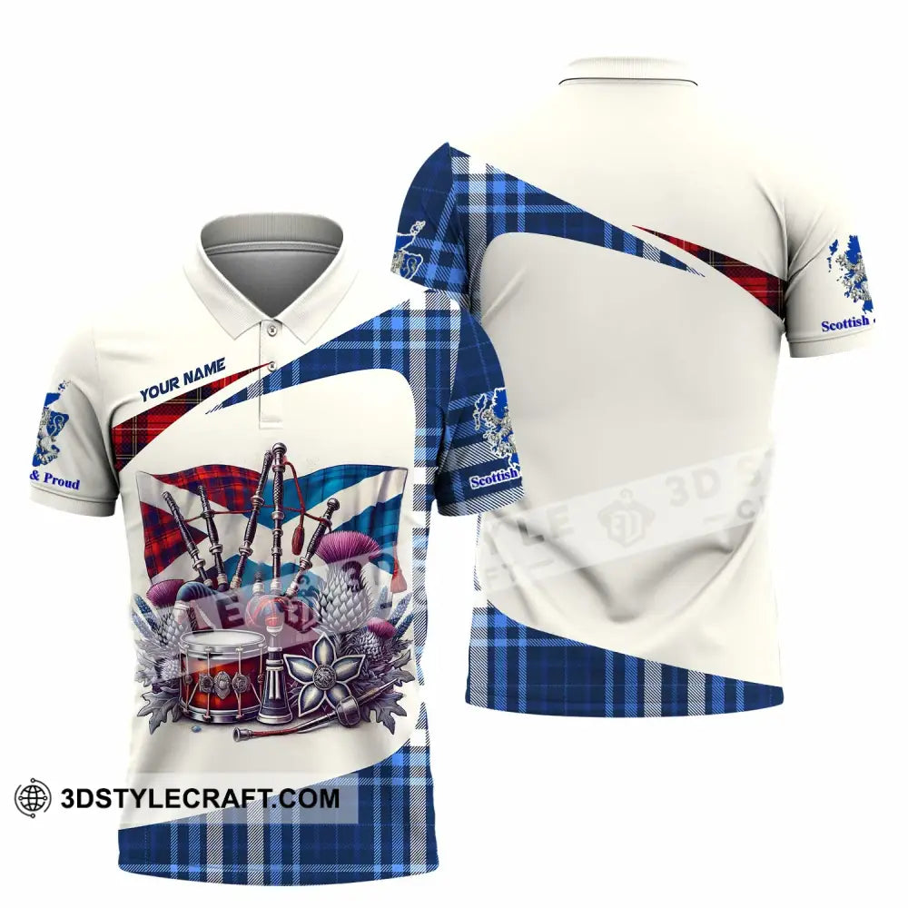Unisex Shirt - Custom Scottish & Proud Shirt Polo Shirt / S T-shirt