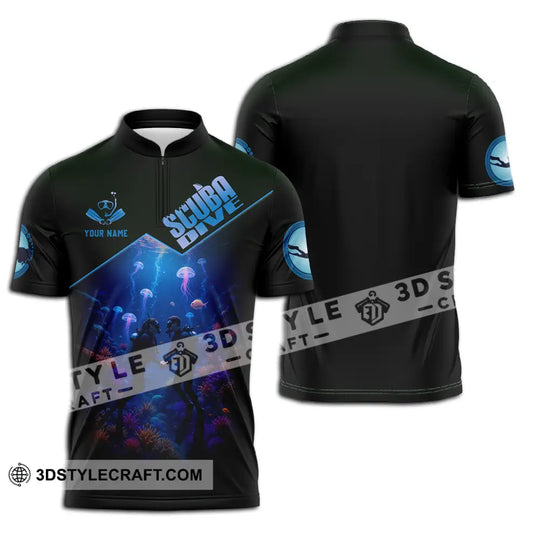 Unisex Shirt - Custom Scuba Diving 3D Shirt style option 2