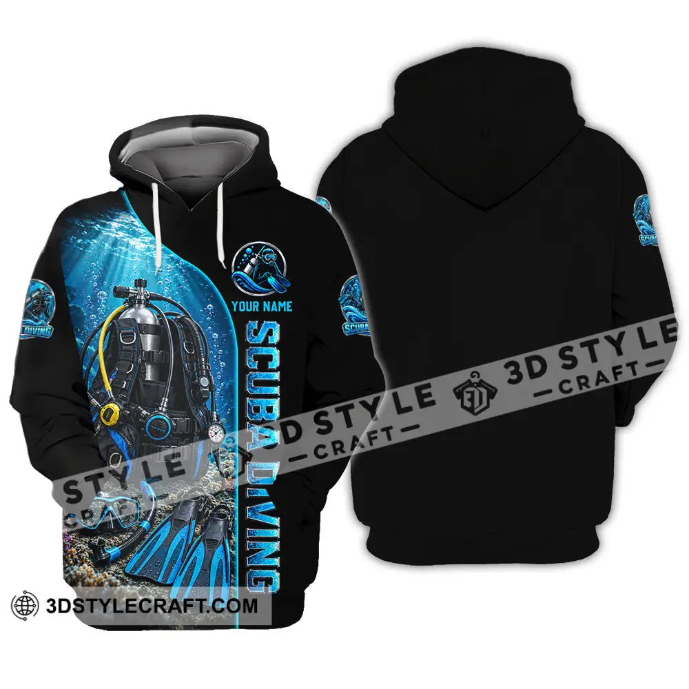 Unisex Shirt - Custom Scuba Diving Shirt - Hoodie / S - T-shirt