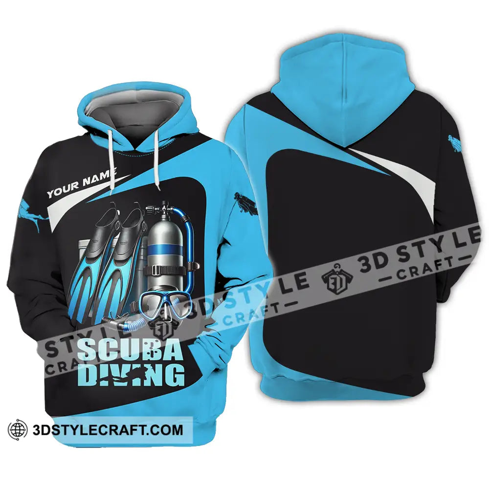 Unisex Shirt - Custom Scuba Diving Lover Shirt Hoodie / S T-shirt