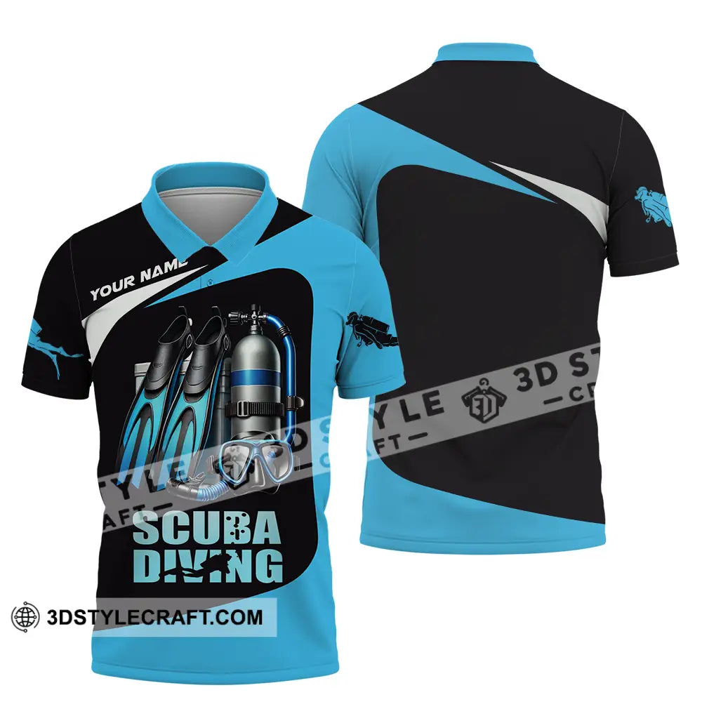 Unisex Shirt - Custom Scuba Diving Lover Shirt Polo Shirt / S T-shirt