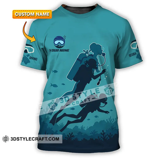 Unisex Shirt - Custom Scuba Diving Shirt style option 1