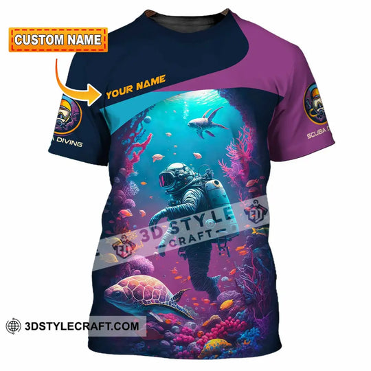 Unisex Shirt - Custom Scuba Diving Shirt style option 1