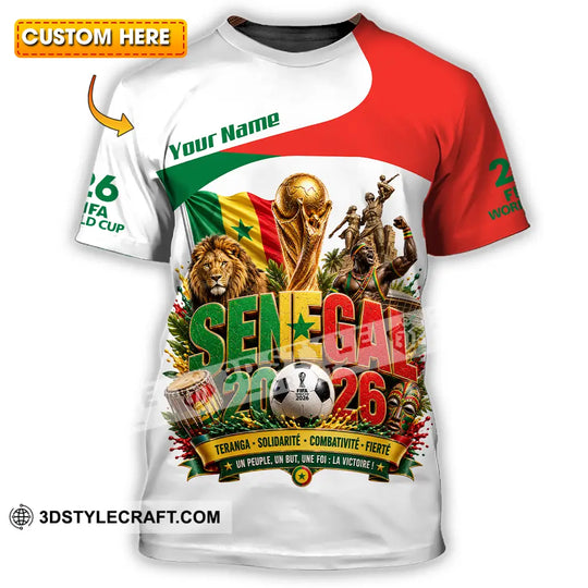 Unisex Shirt - Custom Senegal World Cup 2026 Shirt style option 1