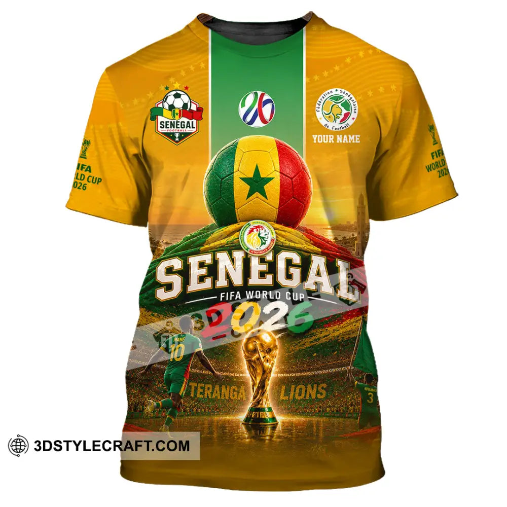 Unisex Shirt - Custom Senegal World Cup 2026 Shirt - T-Shirt / S - T-shirt
