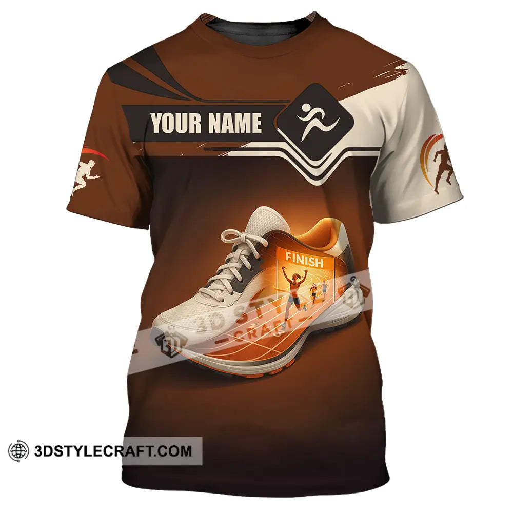 Unisex Shirt - Custom Shoes Of Champion Runner Running Sporty Shirt T-Shirt / S T-shirt
