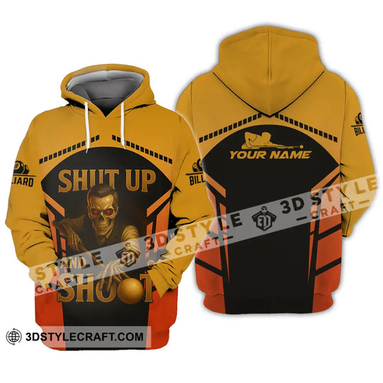 Unisex Shirt - Custom Shut Up And Shoot Billiard Shirt style option 3