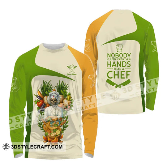 Unisex Shirt - Custom Skeleton Life Of Chef Shirt style option 3
