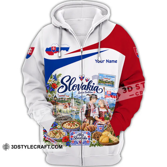 Unisex Shirt - Custom Slovakia Shirt style option 3