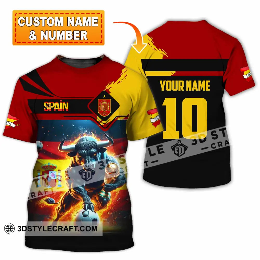 Unisex Shirt - Custom Spain 3D Shirt T-shirt