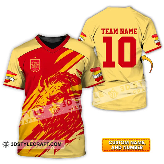 Unisex Shirt - Custom Spain 3D Shirt T-shirt